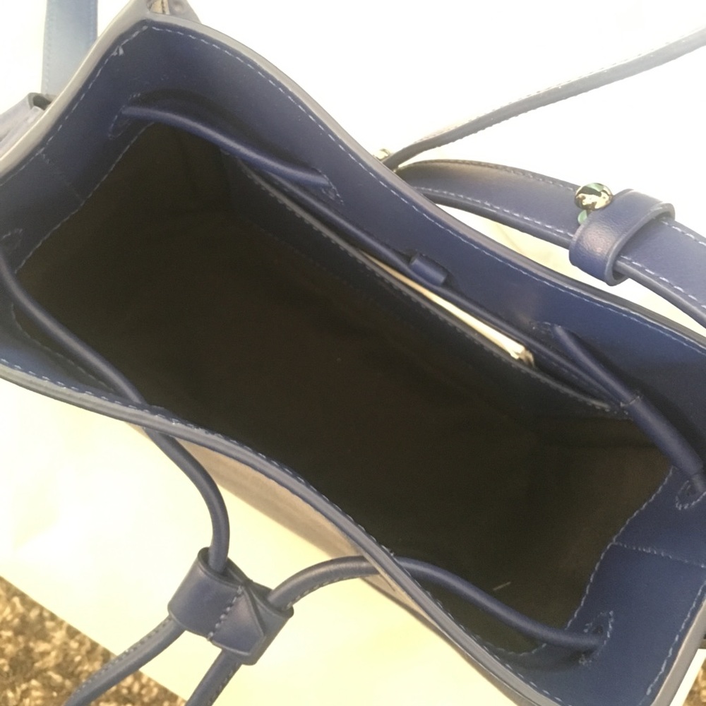 3.1 Phillip Lim Soleil Mini Bucket Bag Cobalt Blue - Picture 6 of 8